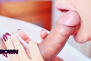 She Gives Me A Close Up Blowjob