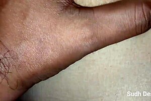 Desi Bhabhi Inserts Finger And Pen In Pussy With Handjob Masturbation