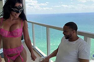 I can't believe this perfect body gorgeous slut is cheating on her hubby with that huge BBC for deepthroat and creampie action