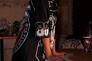 stepsister and stepbrother realize they're in a porn movie with big cock and cum