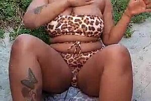 outdoor pussy squirting with fingering and fucking