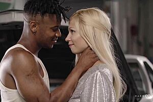 hardwerk gang bangs blonde in car with double penetration and deepthroat