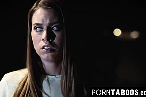 Older man savagely pounds new innocent girl bareback