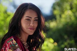 Blonde and Redhead in Lingerie for Outdoor Intimate Compilation.