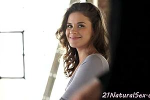 classy european amateur babe receives blowjob and gets banged in missionary after sensual foreplay