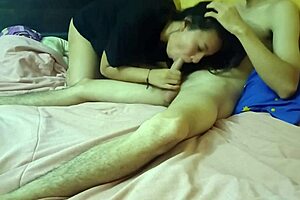 latina stepsister enters my room to suck my cock and fulfill brunette fetishes