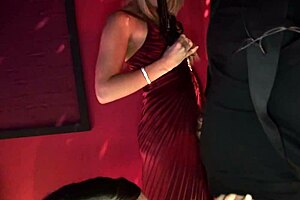 Double penetration orgy at the sex club