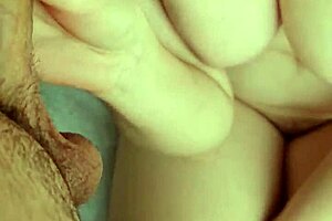 Hot Pov Handjob and Huge Cum on My Titties