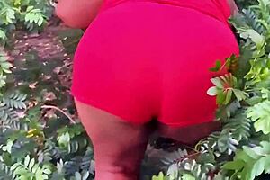 Exciting evangelical neighbor picking fruits in lingerie!