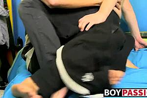 White Twink Gets The Best Blowjob From His Black Friend