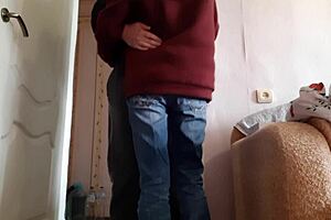 girlfriend licks my pussy as thanks for iphone with dirty talk