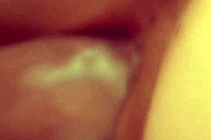 Holy crap, bent over doggy with dripping puffy pussy and asshole cum!