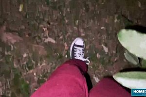 Scarlet Taylor And Busty Ebony Juliana Share Dicks In Quickie 4some