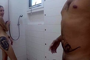 Taking a relaxing bath with friends