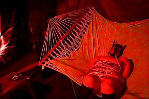 Getting frisky fingering wet hole!