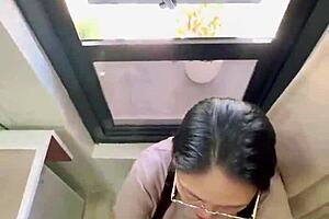 Indonesian girl cheats with boss for money