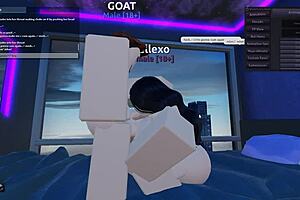 Getting Fucked by a Roblox Pornstar