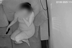 Wife caught masturbating