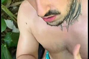 I fucked a stranger masturbating on the trail