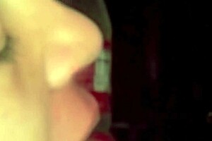 Hot married woman fills pussy with milk