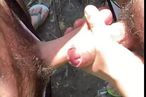 I fucked a stranger masturbating on the trail