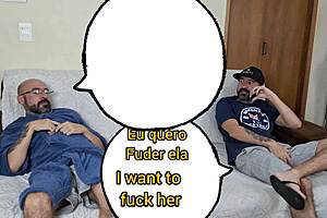 Blindfolded wife gets fucked by my friend in bedroom 😏