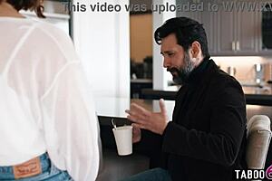 big ass sophia burns gets a surprise visit from her ex friend's boyfriend