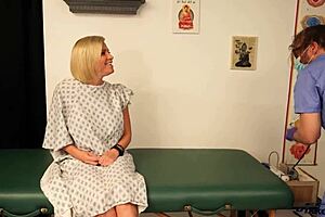 Kyla's Assessment Involves Hilarious Parody Massage By Professional Masseuse