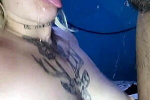 she enjoys cock in mouth and ass