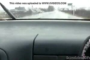 Teen Hottie Masturbates In Public Car