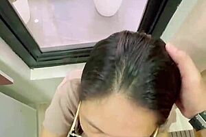 Indonesian girl cheats with boss for money