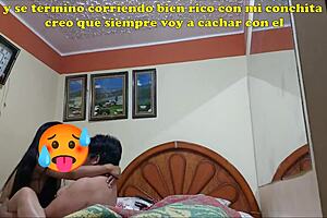 Esposo Ofrece Puta a Amigo Maduro Gordito por Ayuda