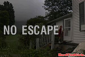 Bound submissive in BDSM session with black male dominant