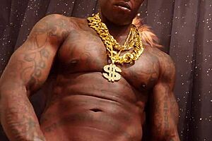 Brunette worships the african king hallelujah johnson in a huge encounter