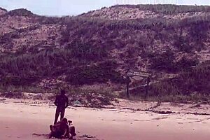 Nudist Beach Turns Into Cum Bath For African Latina Teens