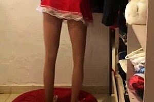 On Christmas I entered my room and had sex with sexy stepdaughter