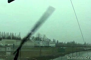 Teen Hottie Masturbates In Public Car