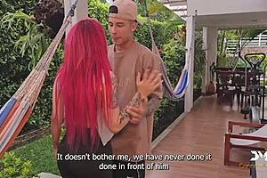 Fucking Best Friend's Wife in Car: Self-Sucking Danner Mendez & Kaeelen Garcia