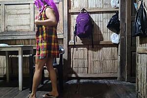 seductive woman starts hot dance for real sex