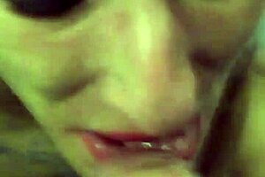 Vilja performs a sloppy POV blowjob with deepthroat and gagging