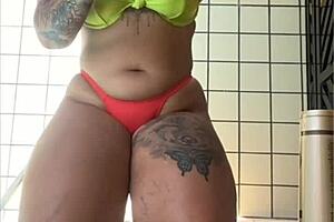 the neighbor invited me to the pool