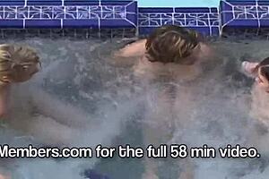 Girls Playing Naked At Spring Break Party House