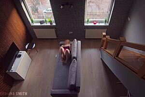 Caught Masturbating in Dorm, Continue Watching!