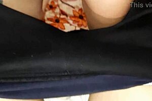 Hot mutual masturbation between teacher and student involves hairy pussies and intense orgasms in homemade setting