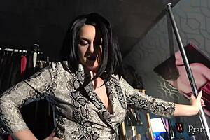 Weedy Little 18+ Creature Endures Intense Trampling Session By Domina Jemma