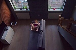 Caught Masturbating in Dorm, Continue Watching!