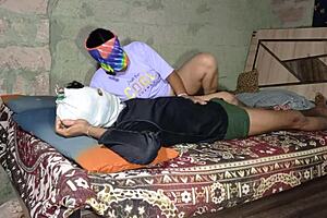 indian desi girl has passionate homemade sex with roommate in dorm