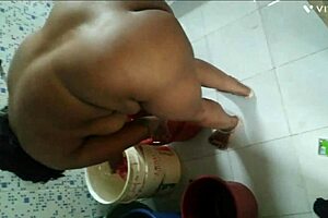 While Husband Is In The Army, Wife Enjoys Bent Over Creampie With Another Man