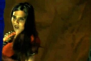 an exotic bollywood lover performs a seductive dance routine