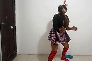 Friend's Wife Dances Sexy in Thong!